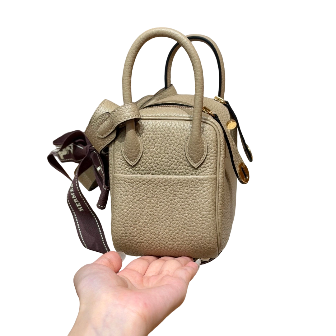 Lindy  Clemence  –Beige Marfa | Gold-Plated
