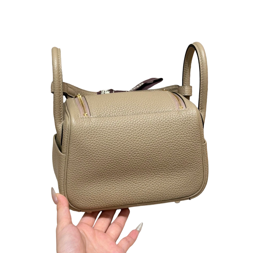 Lindy  Clemence  –Beige Marfa | Gold-Plated
