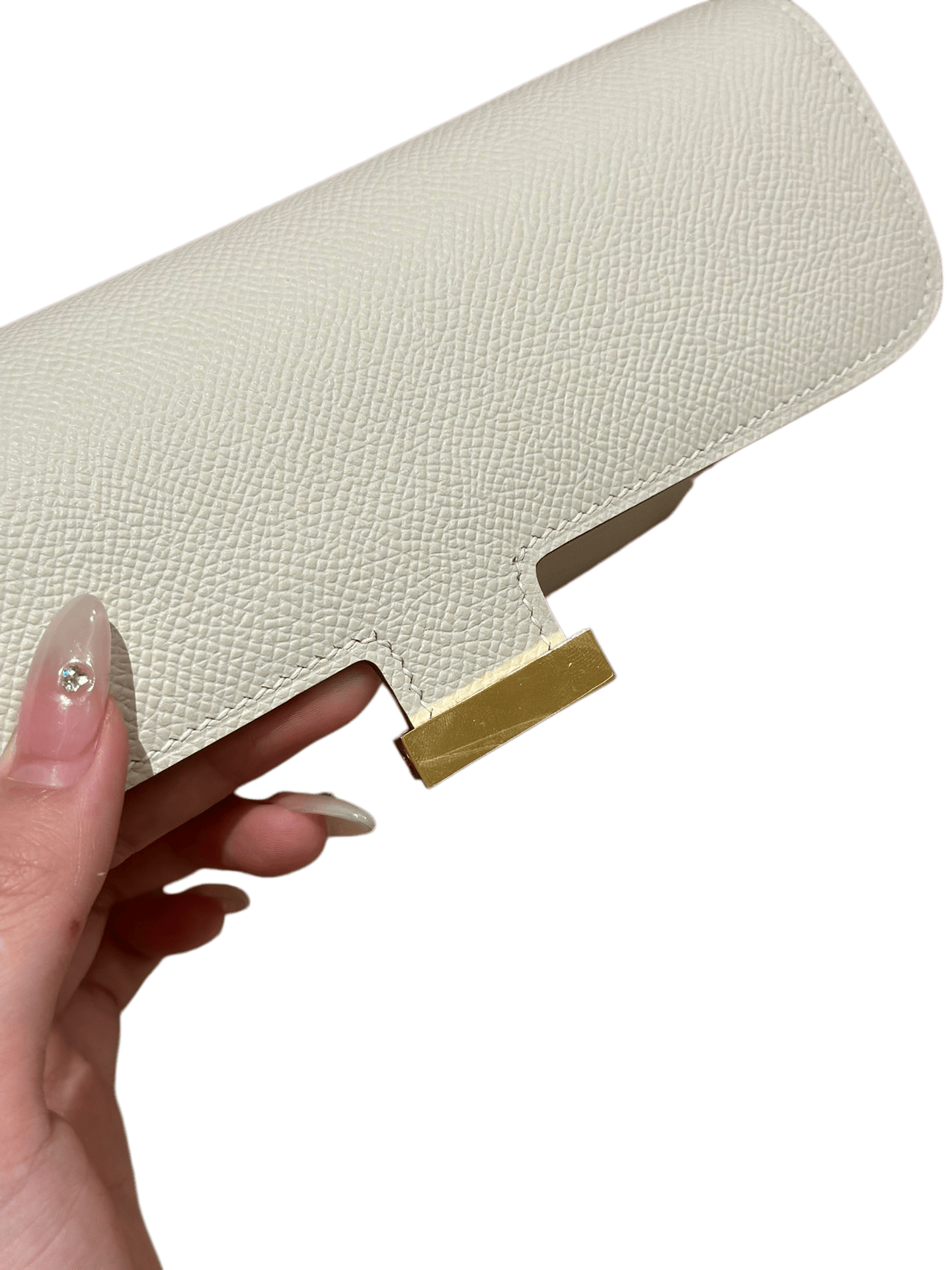 Constance  Epsom – Craie| Gold-Plated