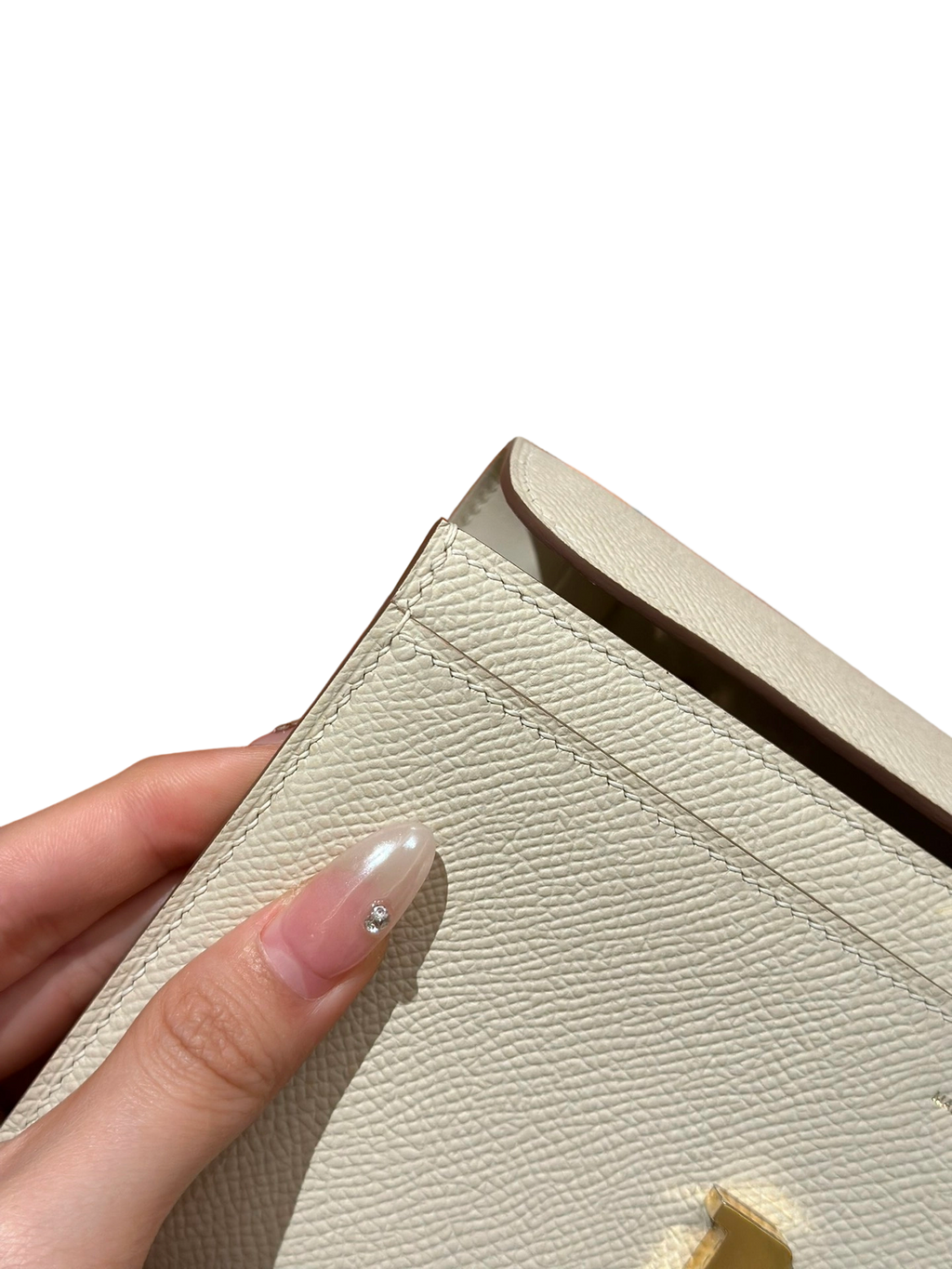 Constance  Epsom – Craie| Gold-Plated