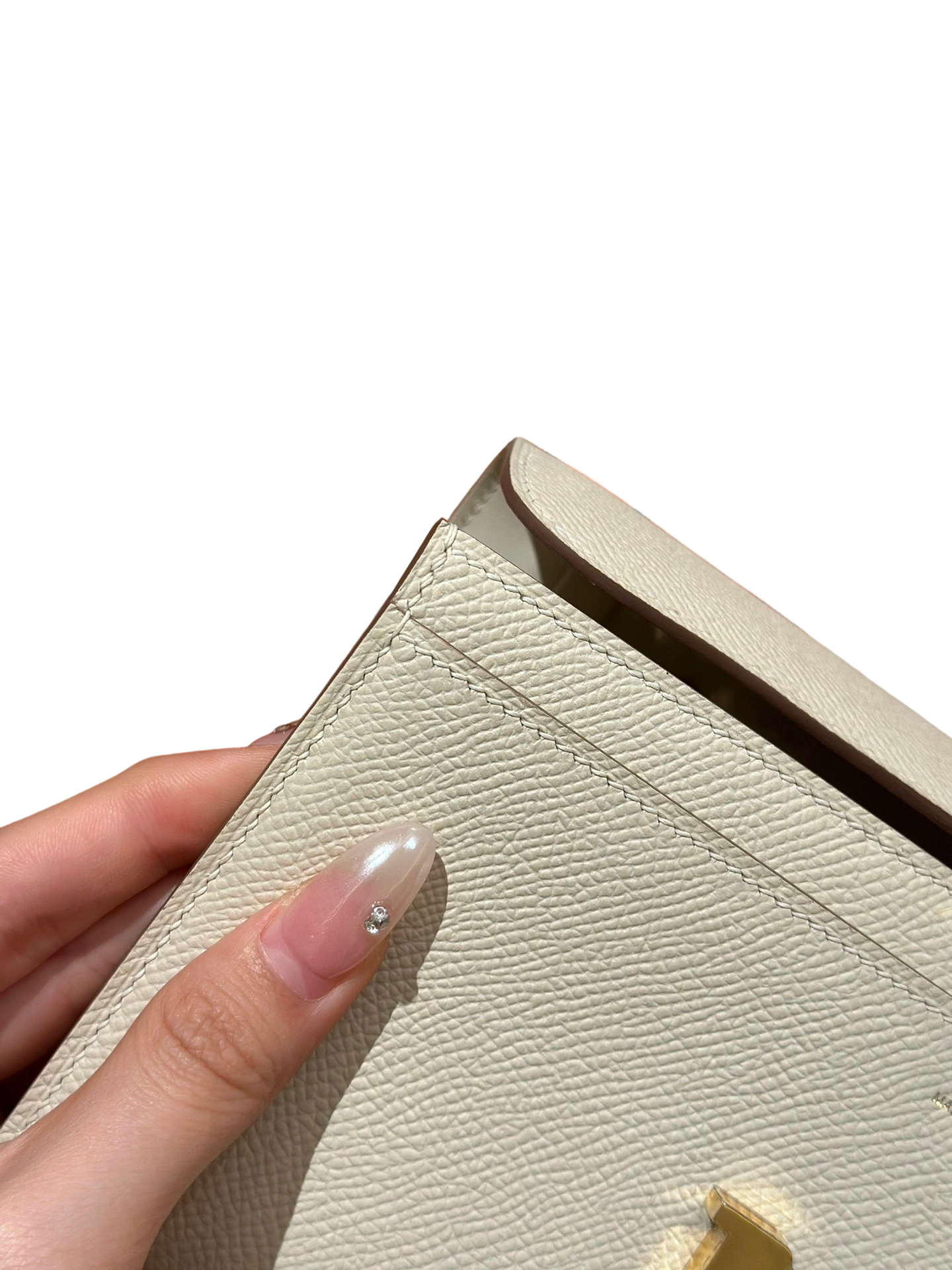 Constance  Epsom – Craie| Gold-Plated