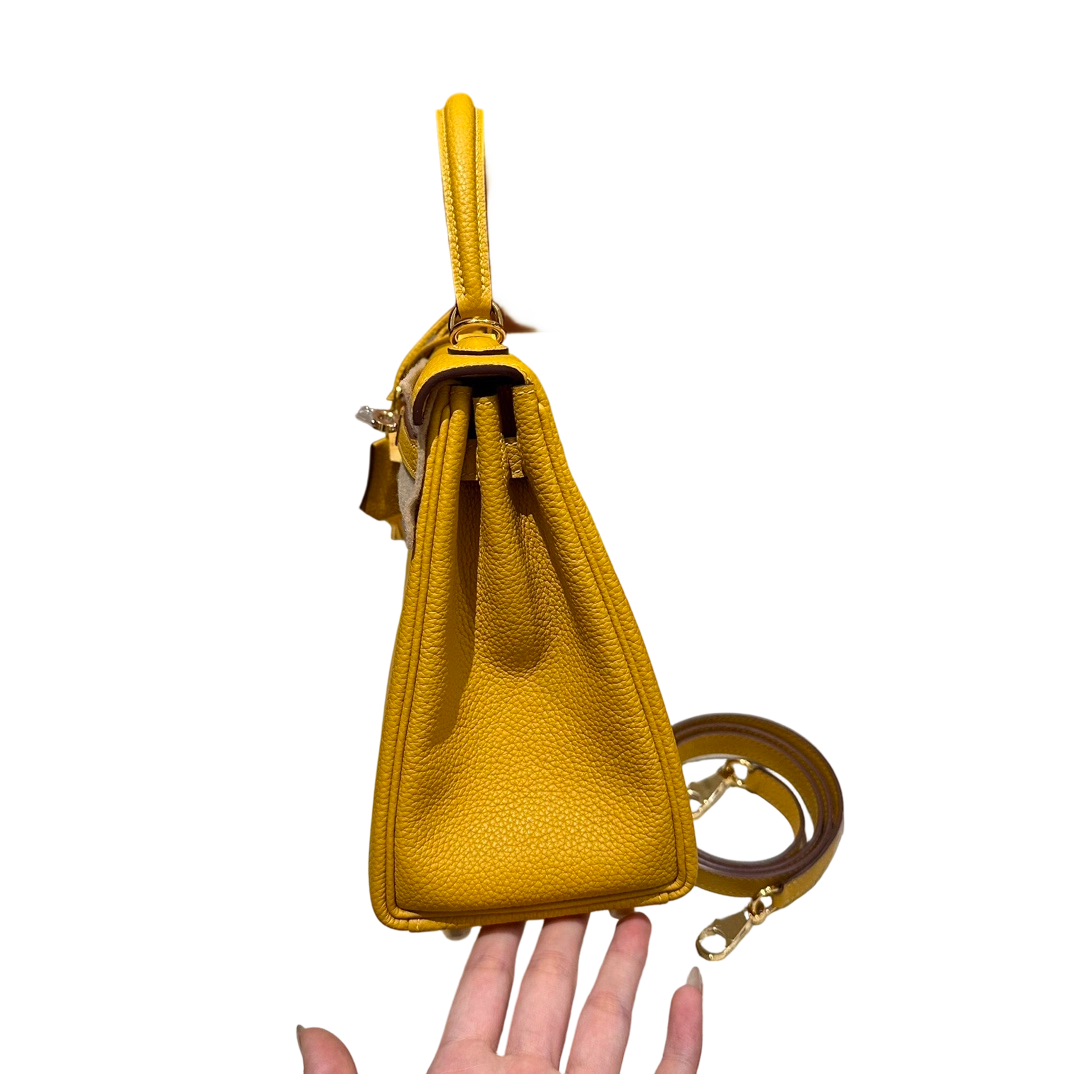 Kelly  Togo – Amber Yellow | Gold-Plated
