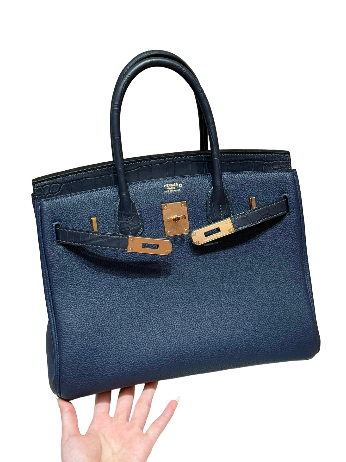 Birkin  Togo – Bleu Saphir | Gold-Plated